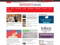 Desktop screenshot for minnlawyer.com