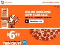Desktop screenshot for littlecaesars.com
