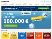 Desktop screenshot for lottohelden.de