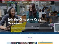 Desktop screenshot for girlswhocode.com