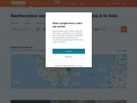 Desktop screenshot for kayak.fr