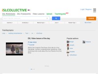 Desktop screenshot for islcollective.com
