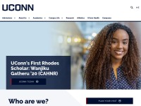 Desktop screenshot for uconn.edu