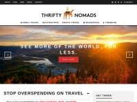 Desktop screenshot for thriftynomads.com