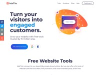 Desktop screenshot for addthis.com
