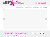 Desktop screenshot for makeupfirst.com