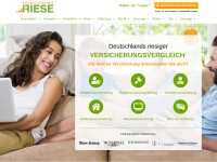 Desktop screenshot for versicherungsriese.de
