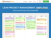 Desktop screenshot for kanbanflow.com