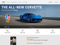 Desktop screenshot for chevrolet.com