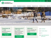 Desktop screenshot for usherbrooke.ca