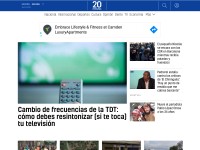 Desktop screenshot for 20m.es