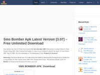 Desktop screenshot for smsbomberap.com