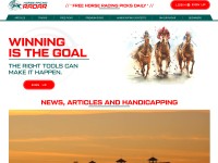 Desktop screenshot for horseracingradar.com