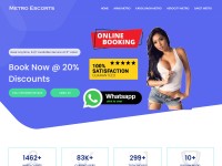 Desktop screenshot for metroescortsdelhi.com