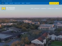 Desktop screenshot for mcneese.edu