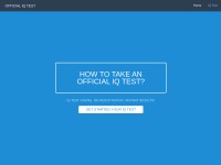 Desktop screenshot for officialiqtest.co