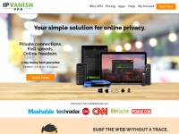 Desktop screenshot for ipvanish.com