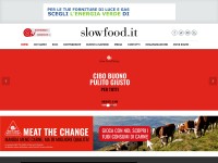 Desktop screenshot for slowfood.it