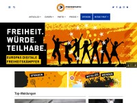 Desktop screenshot for piratenpartei.de