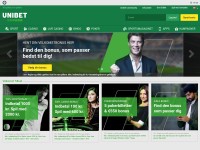 Screenshot of unibet.dk