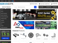 Desktop screenshot for servocity.com