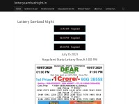 Desktop screenshot for lotterysambadnight.in