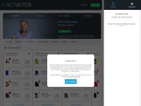 Desktop screenshot for betvictor.com