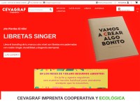 Screenshot of cevagraf.coop