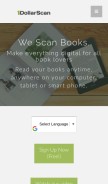 How 1dollarscan.com looks like on a mobile device such as an iPhone.