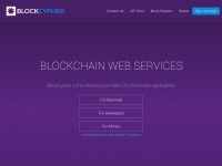 Desktop screenshot for blockcypher.com