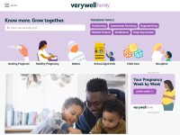 Desktop screenshot for verywellfamily.com