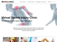 Desktop screenshot for sportsinjuryclinic.net