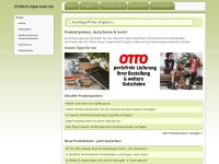 Desktop screenshot for einfach-sparsam.de