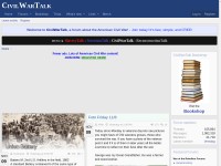 Desktop screenshot for civilwartalk.com