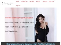 Desktop screenshot for chandigarhescortagency.in