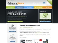 Desktop screenshot for calculatehours.com