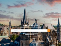 Desktop screenshot for auskunft.de