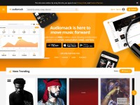 Desktop screenshot for audiomack.com