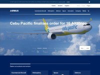 Desktop screenshot for airbus.com