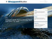 Desktop screenshot for sheppardmullin.com