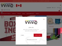 Desktop screenshot for vvividshop.ca