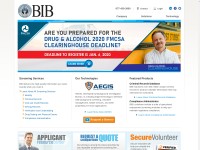 Desktop screenshot for bib.com