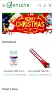 How 1outlets.tw looks like on a mobile device such as an iPhone.
