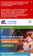 How 1stadvantage.org looks like on a mobile device such as an iPhone.