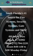 How 1stfire.com looks like on a mobile device such as an iPhone.