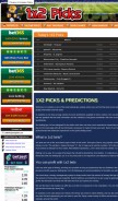 How 1x2picks.co looks like on a mobile device such as an iPhone.