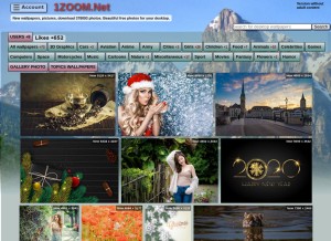 How 1zoom.net looks like on a tablet such as an iPad.
