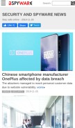 How 2-spyware.com looks like on a mobile device such as an iPhone.
