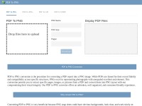 Desktop screenshot for pdftopng.org