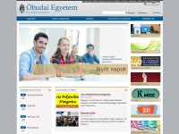 Screenshot of uni-obuda.hu